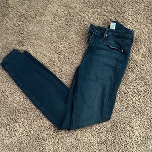 Good American stretch skinny jeans size non distressed medium rinse
